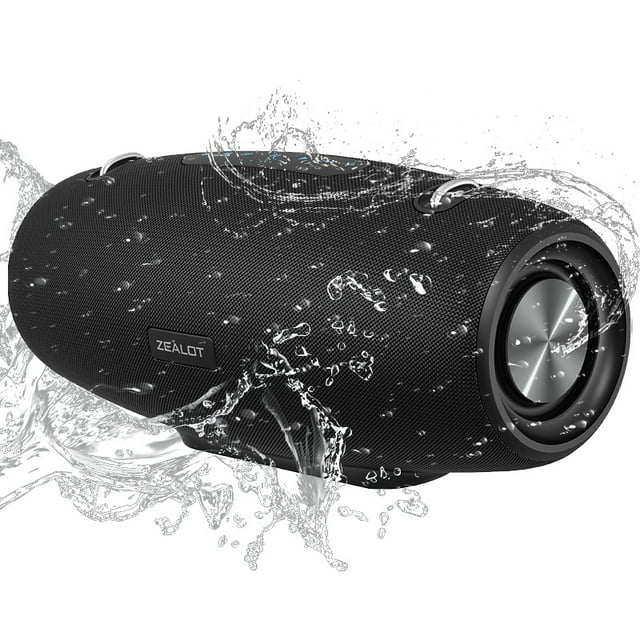 ZEALOT S67 60W wireless speaker, outdoor portable subwoofer, wireless connection, dual docking function, long-lasting battery, 40 hours of loud stereo sound, powerful bass, shoulder strap design,