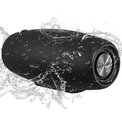 ZEALOT S67 60W wireless speaker, outdoor portable subwoofer, wireless connection, dual docking function, long-lasting battery, 40 hours of loud stereo sound, powerful bass, shoulder strap design,